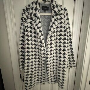 Liverpool Monochrome Houndstooth Coatigan